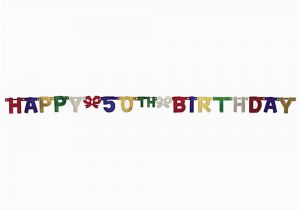 Happy Birthday Banners Ebay Party Decoration Jointed Banner Happy 50th Birthday 6 5