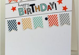 Happy Birthday Banners for Card Making Amy 39 S Paper Crafts Independent Stampin 39 Up Demonstrator
