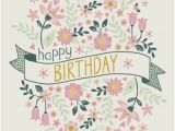 Happy Birthday Banners for Card Making Jane Ryder Gray Happy Birthday Banner Flowers
