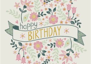 Happy Birthday Banners for Card Making Jane Ryder Gray Happy Birthday Banner Flowers