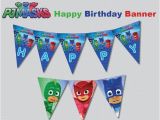 Happy Birthday Banners for Fb Instand Dl Pj Masks Happy Birthday Banner Printable