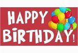 Happy Birthday Banners for Fb Red Happy Birthday Banner with Balloons World 39 S Best Banners