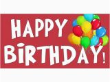 Happy Birthday Banners for Fb Red Happy Birthday Banner with Balloons World 39 S Best Banners