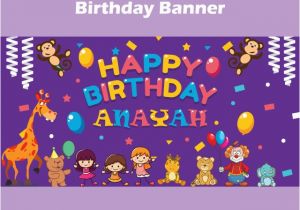Happy Birthday Banners Free Download Colorful Happy Birthday Banner Template for Free Download