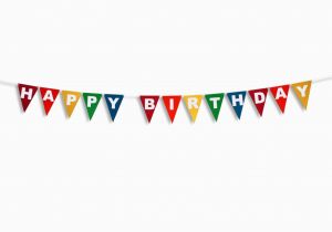 Happy Birthday Banners Images Happy Birthday Flag Banner Happy Birthday Flag Garland