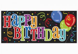 Happy Birthday Banners Images Multicolor Party Bold Happy Birthday Plastic Wall Banner