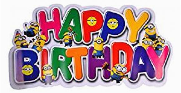 Happy Birthday Banners Images Party butiko Minion theme Happy Birthday Banner Amazon In