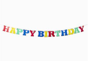 Happy Birthday Banners Images Primary Colors Happy Birthday Banner Walmart Com