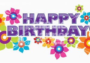 Happy Birthday Banners Images This Custom Banner is Printed with Your Provided Name and