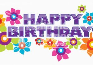 Happy Birthday Banners Images This Custom Banner is Printed with Your Provided Name and