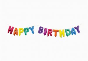 Happy Birthday Banners Kmart Air Filled Foil Balloon Garland Happy Birthday Kmart