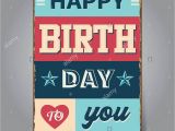 Happy Birthday Banners Near Me 1950s Poster Art Stock Vector Images Alamy