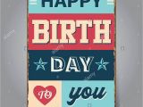Happy Birthday Banners Near Me 1950s Poster Art Stock Vector Images Alamy
