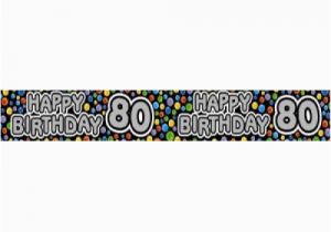 Happy Birthday Banners Nz Happy 80th Birthday Banner Party Celebration theming