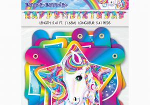 Happy Birthday Banners Party City Lisa Frank Rainbow Majesty Birthday Banner Walmart Com