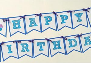 Happy Birthday Banners Personalized Free Happy Birthday Banner Allfreepapercrafts Com