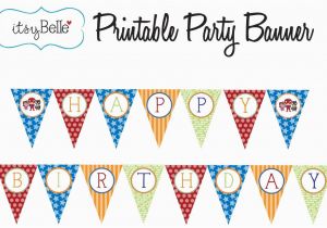 Happy Birthday Banners Personalized Free Lil 39 Super Hero Collection Printable Birthday Banner by