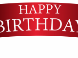 Happy Birthday Banners Pictures Red Birthday Banner Png Clipart Image Gallery