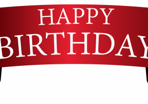 Happy Birthday Banners Pictures Red Birthday Banner Png Clipart Image Gallery