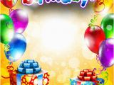 Happy Birthday Banners Psd Free Download Happy Birthday Postcard Template Free Vector Download