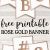 Happy Birthday Banners Rose Gold Free Printable Rose Gold Banner Template Pretty