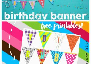 Happy Birthday Banners to Print Off Birthday Banner Printables Celebrate Happy Birthday