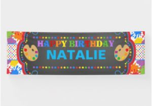 Happy Birthday Banners Uk Happy Birthday Indoor Outdoor Banners Zazzle Co Uk