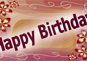 Happy Birthday Banners with Flowers Happy Birthday Banner with Dancing and Leaping Letters On