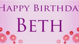 Happy Birthday Banners with Flowers Pink Flowers Birthday Banner Personalised Banners