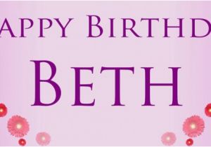 Happy Birthday Banners with Flowers Pink Flowers Birthday Banner Personalised Banners
