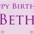 Happy Birthday Banners with Flowers Pink Flowers Birthday Banner Personalised Banners