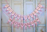 Happy Birthday Banners with Names Happy 1st Birthday Banner Name with butterflies Optional