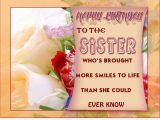 Happy Birthday Beautiful Sister Quotes Wonderful Happy Birthday Sister Quotes and Images