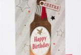 Happy Birthday Beer Cards Birthday Card Beer Bottle Cheers Only 99p