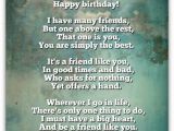 Happy Birthday Best Friend Poems Quotes Best Buddy Birthday Poem Nicewishes