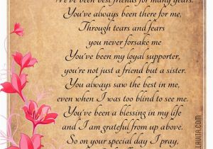 Happy Birthday Best Friend Poems Quotes Birthday Poems for Best Friends Happy Birthday to My