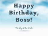 Happy Birthday Boss Greeting Card Professionally Yours Happy Birthday Wishes for My Boss