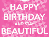 Happy Birthday Brenda Quotes Happy Birthday and Stay Beautiful Brenda Poster