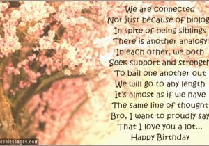 Happy Birthday Brother Quotes Poems Birthday Poems for Brother Wishesmessages Com