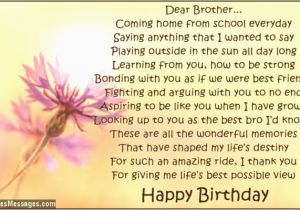 Happy Birthday Brother Quotes Poems Happy Birthday Brother Poems
