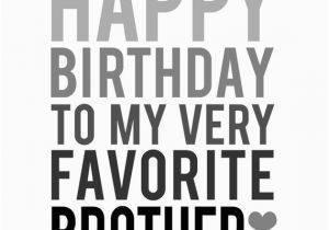 Happy Birthday Brother Quotes Tumblr Brother Birthday Card Grey and Black Happy by Bubbyandbean
