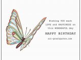 Happy Birthday butterfly Quotes Happy Birthday Wishing You Much Love and Happiness