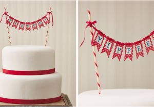 Happy Birthday Cake Banner Diy Birthday Cake toppers Hallmark Ideas Inspiration