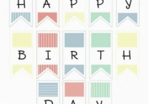 Happy Birthday Cake Banner Printable Printable Birthday Cake Banner Brooklyn Berry Designs