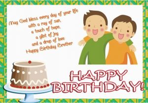 Happy Birthday Card for A Brother Happy Birthday Wishes for Brother Quotes Quotesgram