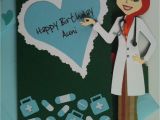 Happy Birthday Card for Doctor Handmade Greeting Card Crafts Bestfriends Made It Young