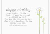 Happy Birthday Card for Mother In Law Happy Birthday Dear Mother In Law