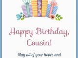 Happy Birthday Card for My Cousin Happy Birthday Cousin Grateful to Be Family