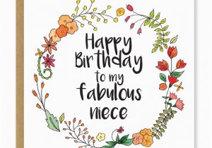 Happy Birthday Card for My Niece Ib20 Happy Birthday Niece Ivorymint Trade Site