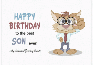 Happy Birthday Card for son On Facebook Animated Birthday Cards for Facebook